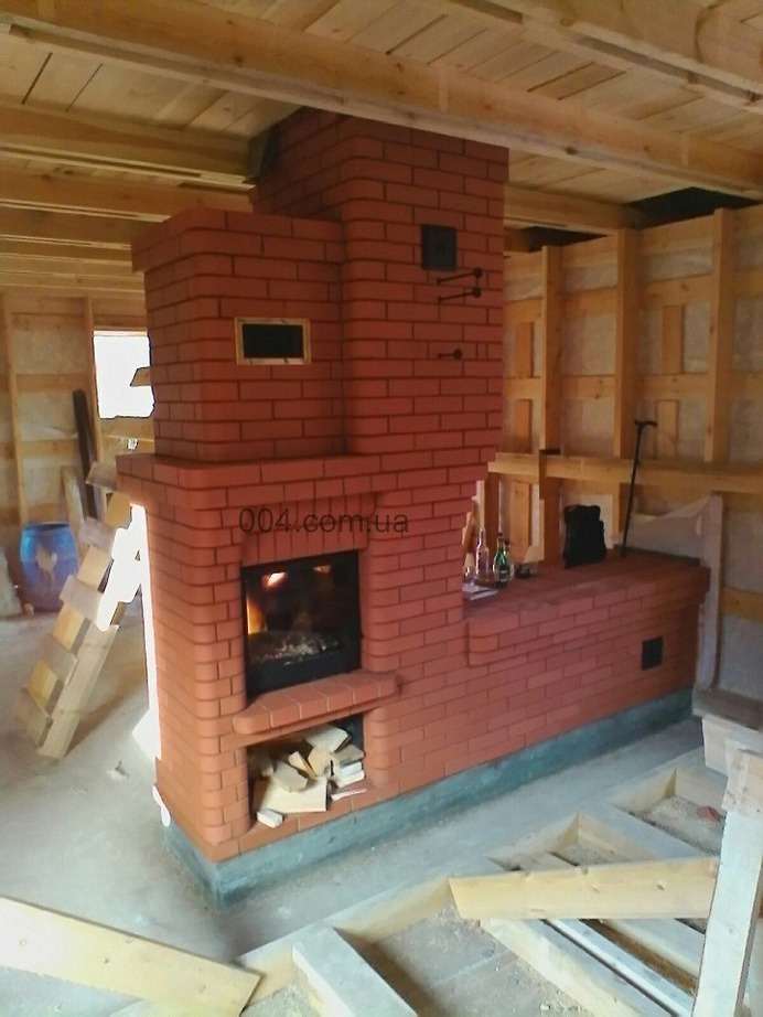 Fireplace stove with coarse. Krivoy Rog.