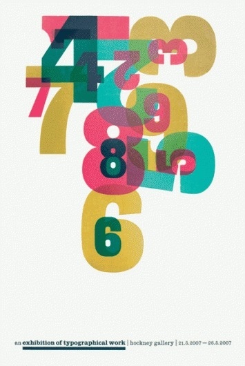 Ian Gabb : work #print #design #graphic #multicolor #poster #numbers
