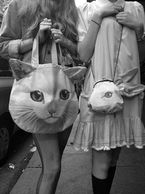 Terry Johnson #fashion #bunny #cat #bags