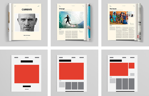 Surf #layout #magazine #surf