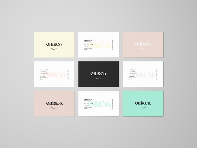 Olli.co Agency Identity - Mindsparkle Mag Nostalgic branding for a contemporary, Los Angeles based agency designed by graphic designer Lyndi Priest from San Francisco, California. #packaging #logo #identity #branding #design #color #photography #graphic #design #gallery #blog #project #mindsparkle #mag #beautiful #portfolio #designer