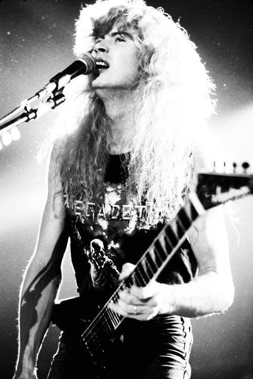 jaymzlover: His face *-* #metal #mustain #megadeth