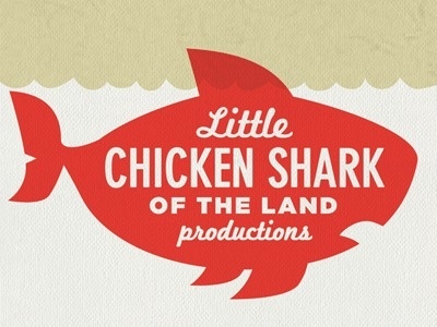 Dribbble - Little Chicken Shark of the Land by Bennie Kirksey Wells #logo #illustration #art