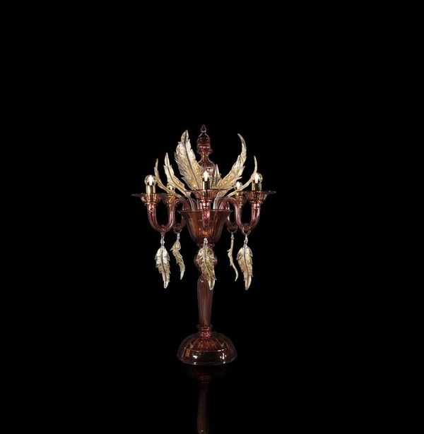 Home 2012 Murano artistic Augusto candle holder #accessories #artistic #collection #home #furniture #cavalli #art #roberto