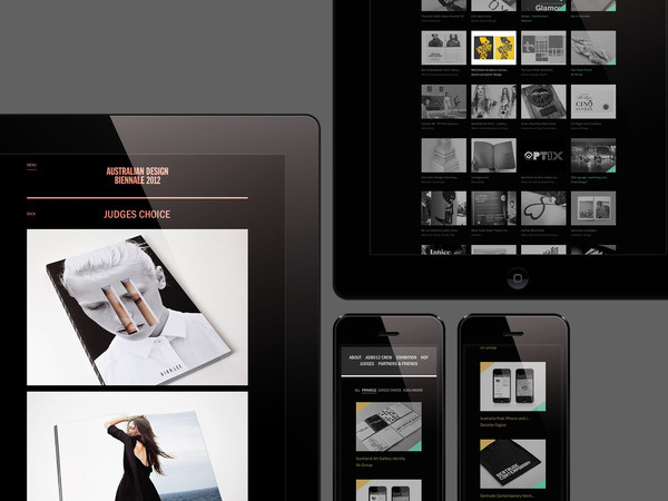 AGDA Australian Graphic Design Association Biennial Awards #website #responsive #design