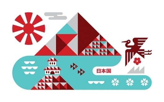 Ty Wilkins #red #illustration #ty #blue #japan #wilkins