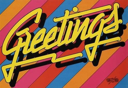 Typeverything.comPop messages, n° 12 from 1979 by Jean Larcher.(via @presentcorrect ) #greetings