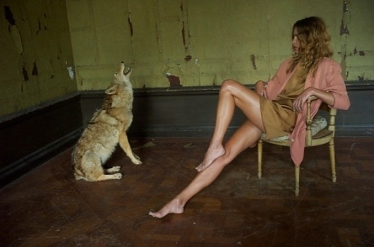 Nan Goldin shoots Erin Wasson for Scanlan & Theodore | TrendLand: Fashion Blog & Trend Magazine #fashion #photo #coyote