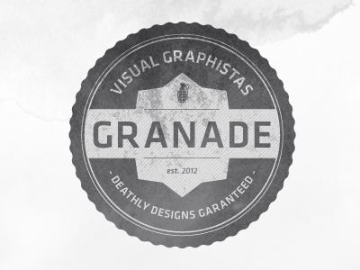 Dribbble - Granade by clrq #logo #vintage #branding