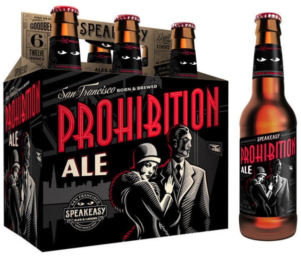 Packaging de la cervecerxc3xada Speakeasy por Emrich Co. #branding #beer