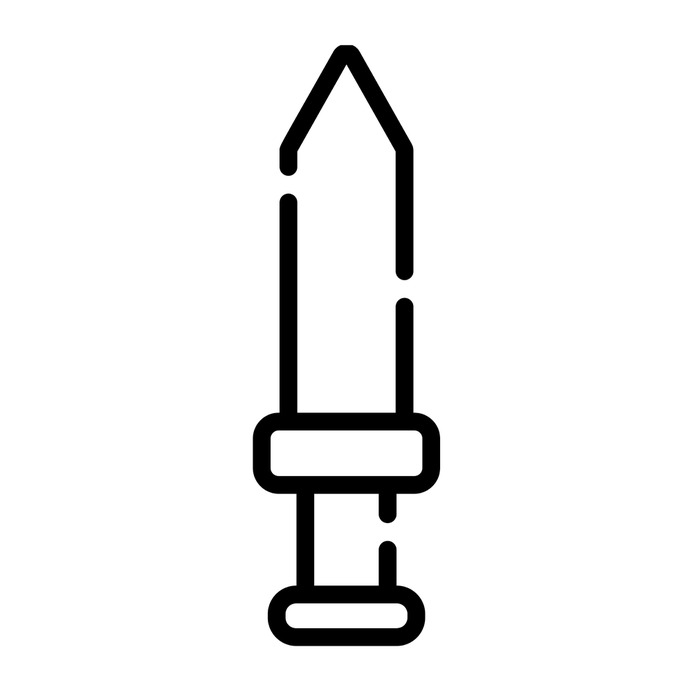 See more icon inspiration related to sword, knife, blade, weapon, miscellaneous and weapons on Flaticon.