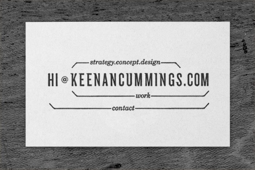 Field Study #business card