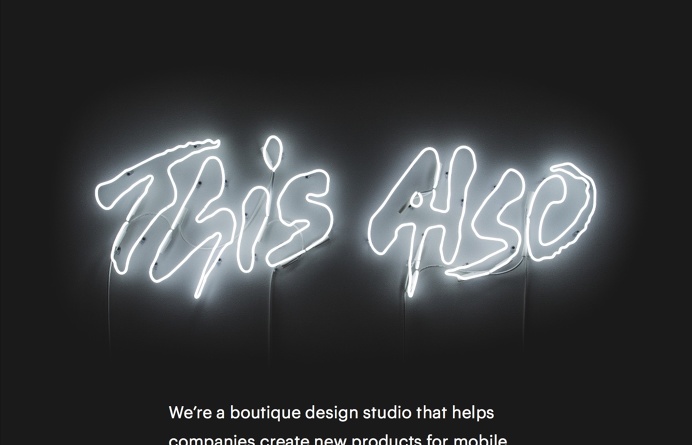 This Also, inspiration N°341 published on The Gallery in date August 19th, 2015. #website