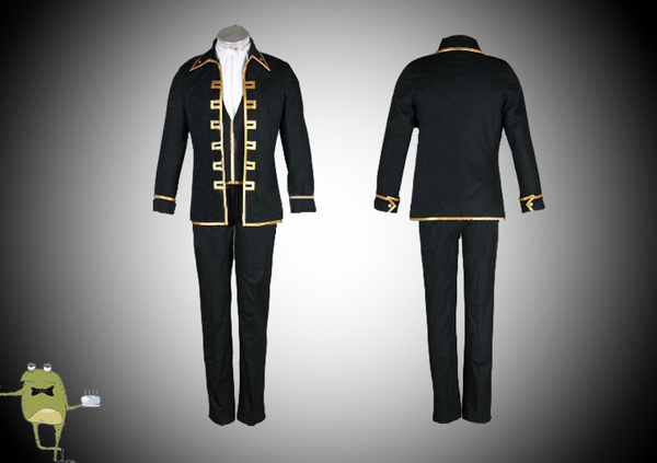 Gintama Shinsengumi Toushiro Hijikata Cosplay Costume + Wig #hijikata #costume #toushiro #cosplay
