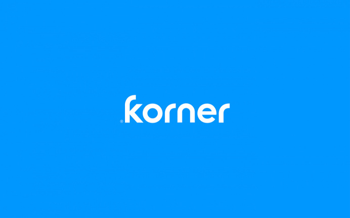 Korner Logo Wordmark by Matis Branding ( Algirdas Matijosaitis )