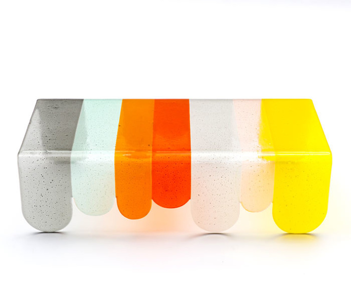 Coffee Table from Murano Glass by Alessandro Zambelli for Secondome - InteriorZine