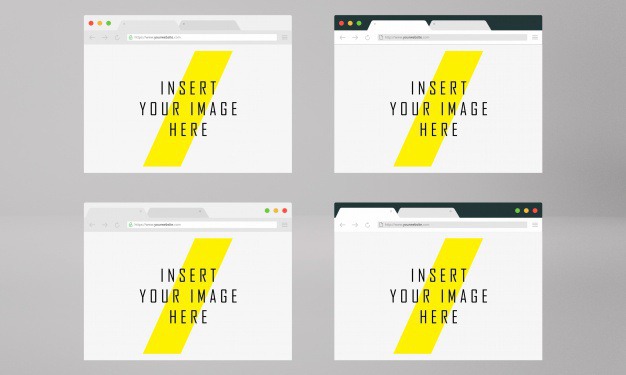 Browser screen mock up Free Psd. See more inspiration related to Mockup, Technology, Template, Web, Website, Mock up, Templates, Website template, Screen, Mockups, Browser, Up, Web template, Realistic, Real, Web templates, Mock ups, Mock and Ups on Freepik.