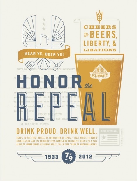 Summit Brewing 2012 Repeal Poster #beer #poster