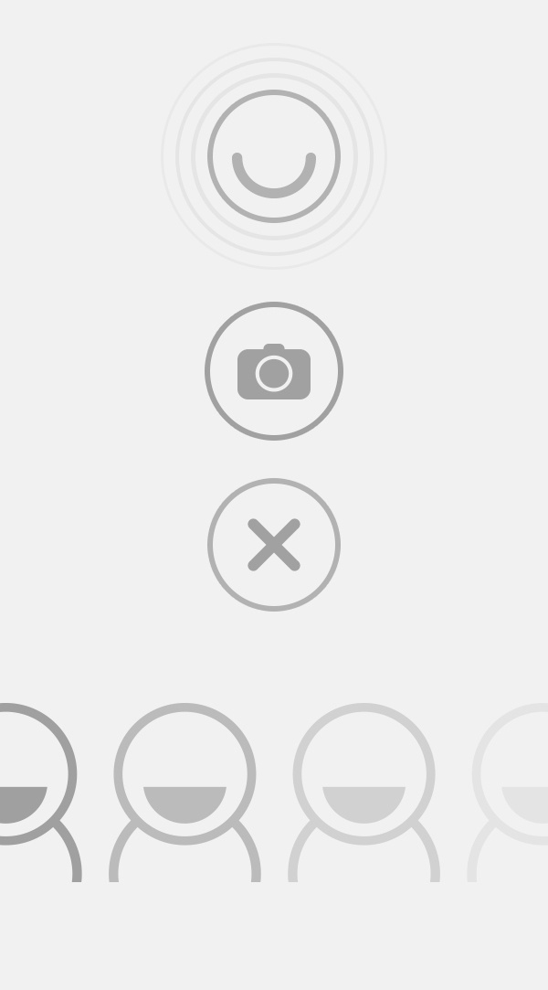 Smile - iconography #ui #icons #circles #grey