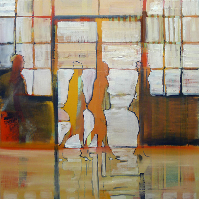 Abstract Oil on Linen Paintings by Andrew Fish