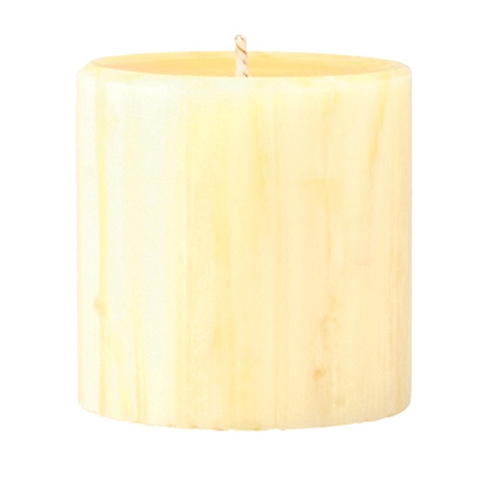 marbled pillar french vanilla jasmine tea scented candle 7 x 7 cm