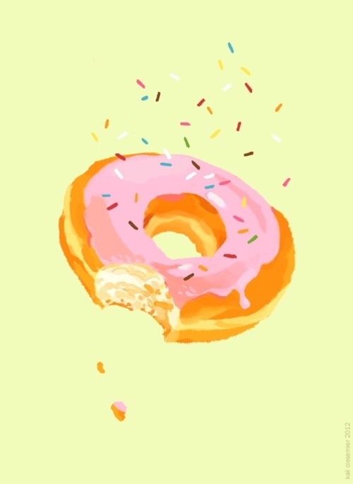 fig. 06.01.12DONUTHappy National Donut Day everyone! Today we celebrate the Salvation Army #illustration #kali #food