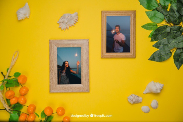 Summer concept with frames and leaves Free Psd. See more inspiration related to Frame, Mockup, Summer, Template, Frames, Beach, Sea, Photo frame, Leaves, 3d, Photo, Holiday, Mock up, Decoration, Elements, Decorative, Vacation, Psd, Wooden, Summer beach, Mockups, Up, Season, Wooden frame, Concept, Decorative elements, Objects, Seashells, Mock, Oranges, Summertime, 3d mockup, Psd mockup and Seasonal on Freepik.