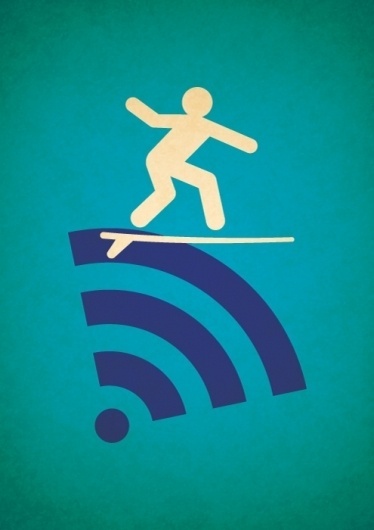 Pictogram illustrations on the Behance Network #surfing