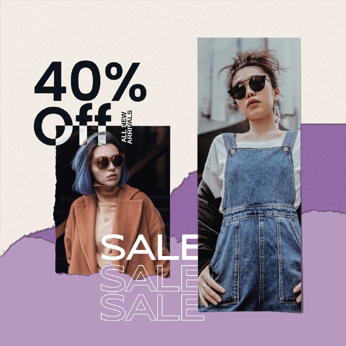 Animated Instagram Post Template #animate #instagram #social #sale #discount #promotion