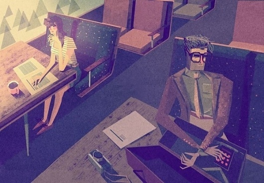Stunning Illustrations by Matthew Lyons | 123 Inspiration #lyons #matthew #vintage #illustrations