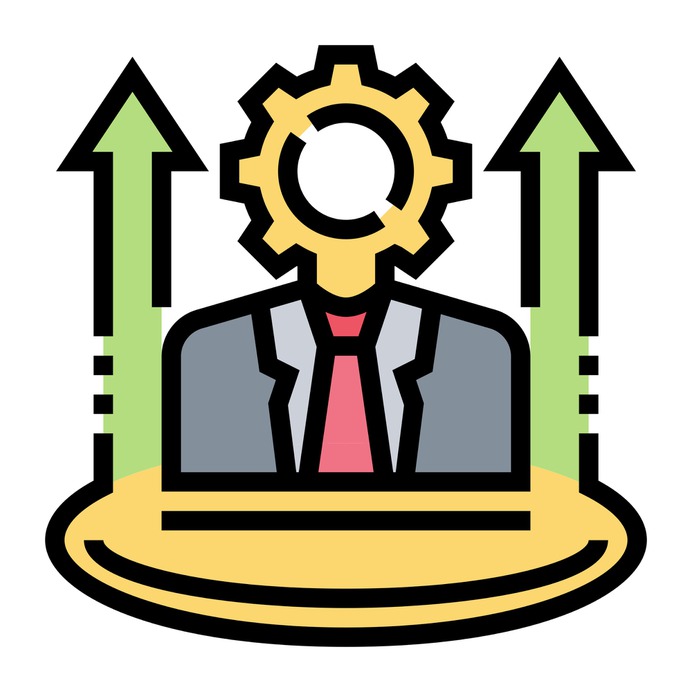 See more icon inspiration related to success, goal, growth, leadership, business and finance, up arrows, businessman, business, gear and arrows on Flaticon.