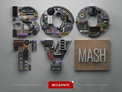 Dribbble - Bootymash - Mixtape Cover by Greg Mack #type #photography #design