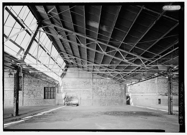Ford Richmond Assembly Plant VIEW TO EAST SHOWING ONE OF THE OPENINGS IN THE SECOND FLOOR EAST WALL THROUGH WHICH A CONVEYOR ONCE PASSED FOR