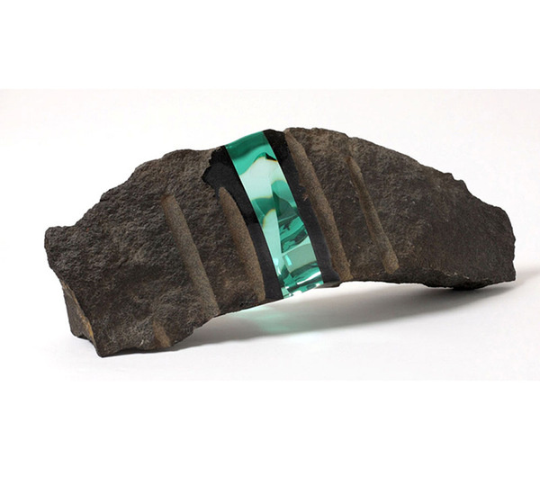 Unexpected Layers of Glass Added to Stones and Books by Ramon Todo #glass #rock #thing