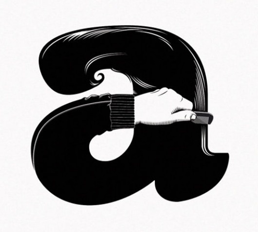 Chad's Eye View #a #comb #hair #letter #type #fonzie