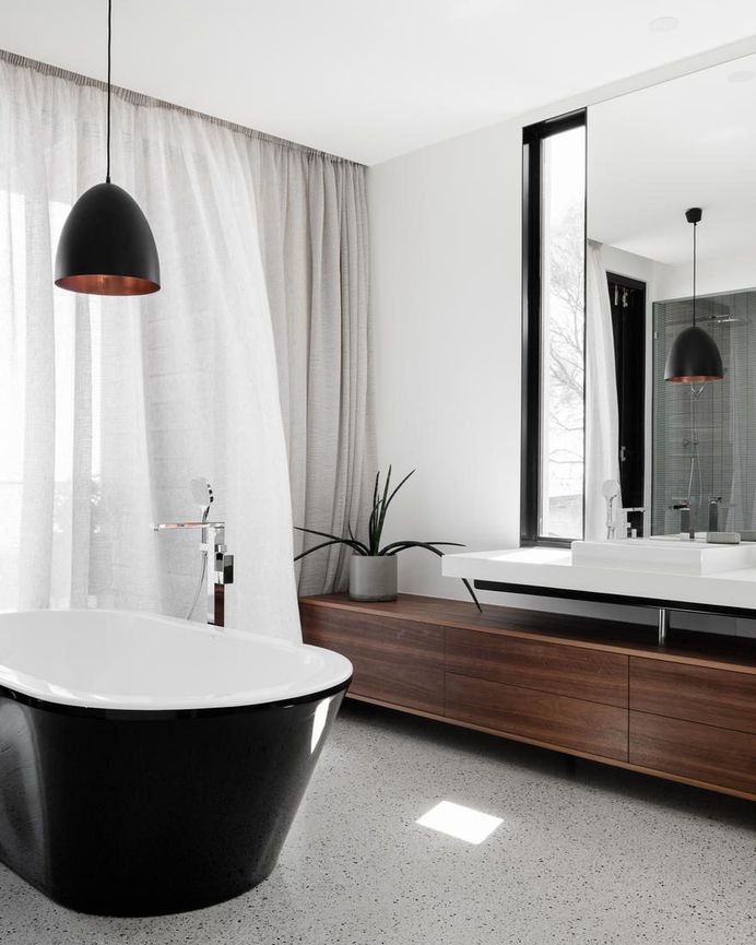 Two Angle House Featuring Provocative Architecture Using Concrete, Stone and Wood 15