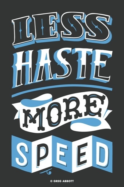 Speed #calligraphy #greg #abbott #design #illustration #drawn #hand #typography