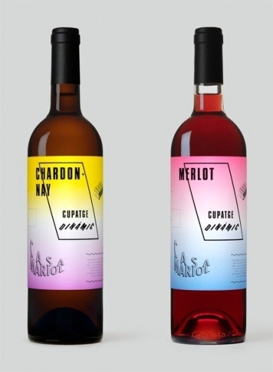 Casa Mariol #awarded #packaging #word #wine #gloria #bottles #art #bendita