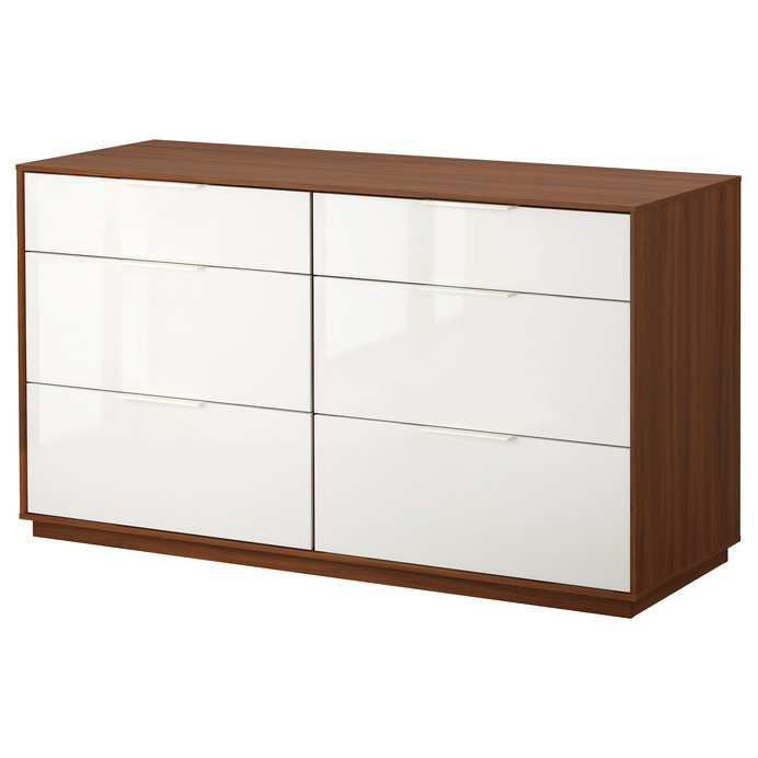 NYVOLL Komoda su 6 stalčiais - IKEA #furniture #industrial #ikea