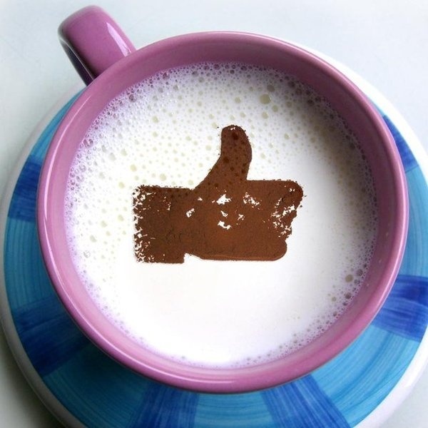 Social Cappuccino Stencil Set #coffee #cappuccino #cup
