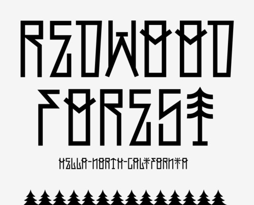 Redwood Regular #type #font #clean