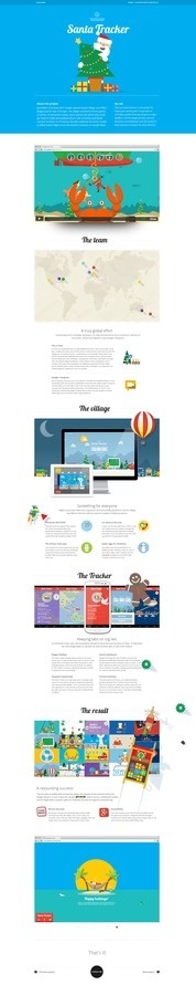 Santatracker_4ht #flat #case #study #layout #web