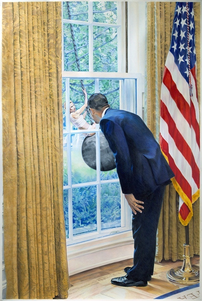 Eric Yahnker - JOQUZ #gallery #art #obama #pop