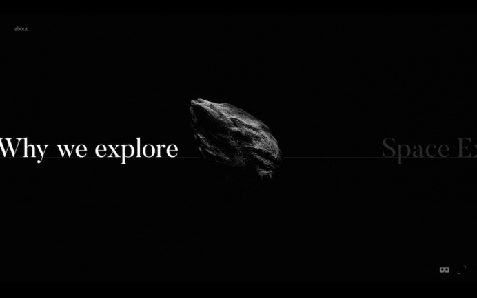 Space.io - Mindsparkle Mag - Space.io is a not-so-conventional about space exploration by Nicolas Lanthemann whose website is awarded as sit