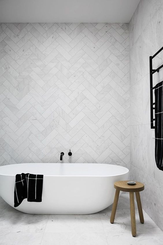 55 Bathroom Tile Ideas | lingoistica.com #bathroom #bathroomideas #tiles