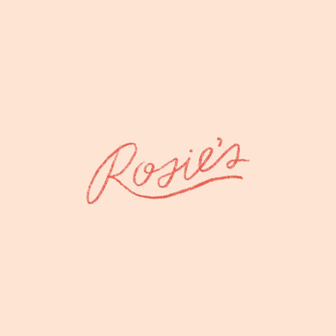 Olivia Herrick Design on Instagram: “All the food this month. 🍕 #rosiespizza #identitydesign #everybodyknowstherules”