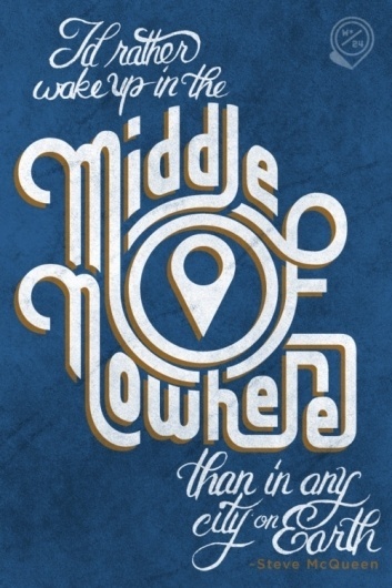 Wander Blog #postcard #project #typography