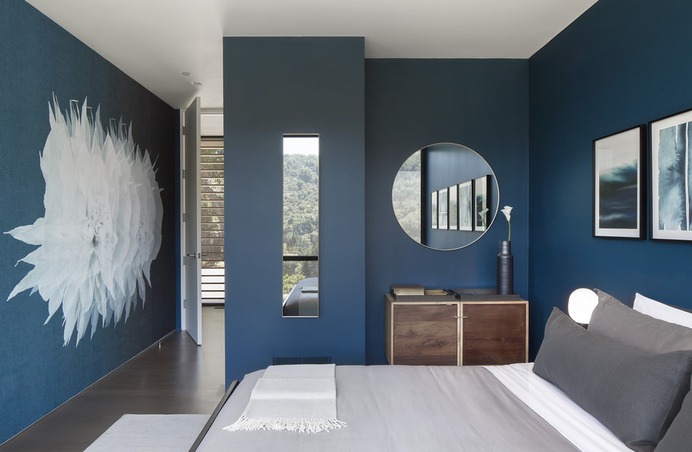 bedroom, Feldman Architecture