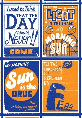 FFFFOUND! | StolenSpace Gallery #design #graphic #poster #art #show #blue