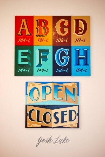 All sizes | Josh Luke | Flickr - Photo Sharing! #sign #type #painting #typography